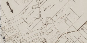 Map of the Suriname river and Para creek, D H 824-55