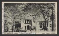 Postcard of Lake Forest College - Reid Memorial Library in Lake Forest, Illinois, United States of America, KOOPM 11666