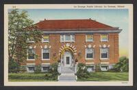 Postcard of Public Library in La Grange, Illinois, United States of America, KOOPM 11664