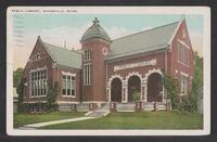 Postcard of Public Library in Waterville, Maine, United States of America, KOOPM 12852