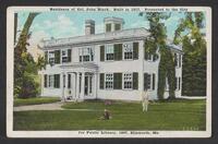 Postcard of Public Library in Ellsworth, Maine, United States of America, KOOPM 12625