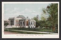 Postcard of Carnegie Public Library in San Jose, California, United States of America, KOOPM 10750