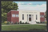 Postcard of B.B. Comer Memorial Library in Sylacauga, Alabama, United States of America, KOOPM 10477
