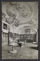 Postcard of Abtei (Abbey) Library (interior) in Geras, Austria, KOOPM 00210