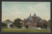 Postcard of Northwestern University - Orrington Lunt Library in Evanston, Illinois, United States of America, KOOPM 11640