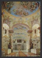 Postcard of Stift (Abbey) Library (interior) in Admont, Austria, KOOPM 00163