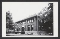 Postcard of Vespasian Warner Library in Clinton, Illinois, United States of America, KOOPM 11595