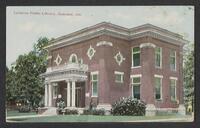 Postcard of Carnegie Public Library in Gadsen, Alabama, United States of America, KOOPM 10463