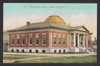 Postcard of Carnegie Free Library in Eureka, California, United States of America, KOOPM 10581