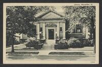 Postcard of Public Library in Marseilles, Illinois, United States of America, KOOPM 11672