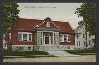 Postcard of Public Library in Charles City, Iowa, United States of America, KOOPM 12164