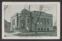 Postcard of Public Library in Eagle Grove, Iowa, United States of America, KOOPM 12202
