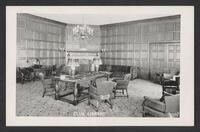 Postcard of Women's City Club - Library (interior) in Oakland, California, United States of America, KOOPM 10660