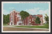 Postcard of Ball State Teachers' College Library in Muncie, Indiana, United States of America, KOOPM 12006