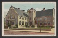 Postcard of Public Library in Joliet, Illinois, United States of America, KOOPM 11661