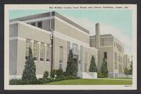 Postcard of Walker County Library in Jasper, Alabama, United States of America, KOOPM 10467
