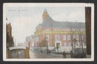 Postcard of Municipal Library (old) in Rotterdam, KOOPM 6658