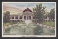 Postcard of State College of Education Library in Greeley, Colorado, United States of America, KOOPM 10873