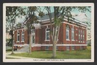 Postcard of Public Library in Fort Fairfield, Maine, United States of America, KOOPM 12640