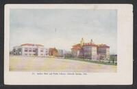 Postcard of Carnegie Public Library in Colorado Springs, Colorado, United States of America, KOOPM 10840