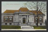 Postcard of Carnegie Public Library in Danville, Illinois, United States of America, KOOPM 11601