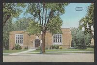 Postcard of Public Library in Nappanee, Indiana, United States of America, KOOPM 12009