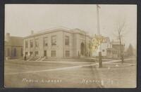 Postcard of Public Library in Hampton, Iowa, United States of America, KOOPM 12216