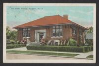 Postcard of Ida Public Library in Belvidere, Illinois, United States of America, KOOPM 11482