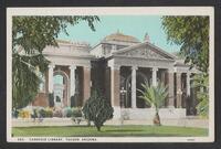Postcard of Carnegie Public Library in Tucson, Arizona, United States of America, KOOPM 10510