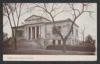 Postcard of Public Library in Iowa City, Iowa, United States of America, KOOPM 12220