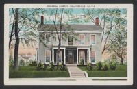 Postcard of Memorial Library in Collinsville, Illinois, United States of America, KOOPM 11596