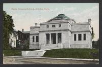 Postcard of Curtis Memorial Library in Meriden, Connecticut, United States of America, KOOPM 10984
