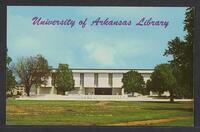 Postcard of University of Arkansas Library in Fayetteville, Arkansas, United States of America, KOOPM 10521