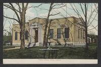 Postcard of Public Library in Attica, Indiana, United States of America, KOOPM 11759