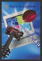 Promotional postcard of the Australian Library and Information Association, KOOPM 00142