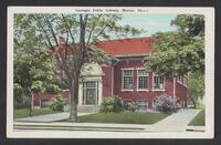Postcard of Carnegie Public Library in Marion, Illinois, United States of America, KOOPM 11670