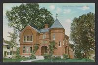 Postcard of Public Library in Skowhegan, Maine, United States of America, KOOPM 12836