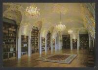 Postcard of Rolduc Seminary Library (interior) in Kerkrade, KOOPM 6498