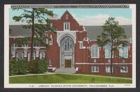 Postcard of Florida State College for Women - Library in Tallahassee, Florida, United States of America, KOOPM 11299