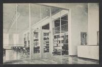 Postcard of Westmar College - Charles A. Mock Library (interior) in Le Mars, Iowa, United States of America, KOOPM 12227