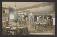 Postcard of Public Library (interior) in Galena, Illinois, United States of America, KOOPM 11647