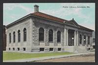 Postcard of Public Library in Lewiston, Maine, United States of America, KOOPM 12689