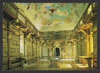 Postcard of Benediktinerstift Library in Melk, Austria, KOOPM 00284