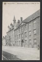 Postcard of Public Library in Nieuwpoort, Belgium, KOOPM 01033