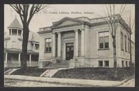 Postcard of Public Library in Bluffton, Indiana, United States of America, KOOPM 11777