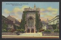 Postcard of Yale University, Sterling Memorial Library in New Haven, Connecticut, United States of America, KOOPM 11086