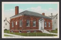 Postcard of Public Library in South Paris, Maine, United States of America, KOOPM 12842