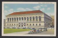 Postcard of Public Library in Boston, Massachusetts, United States of America, KOOPM 13087