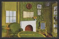 Postcard of General Grant Memorial Library (interior) in Galena, Illinois, United States of America, KOOPM 11649