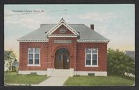 Postcard of Thompson Library in Dover, Maine, United States of America, KOOPM 12609